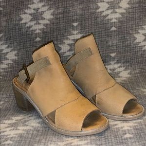 ✨ROAN BY BED STU GENUINE LEATHER PEEP TOE HEEL